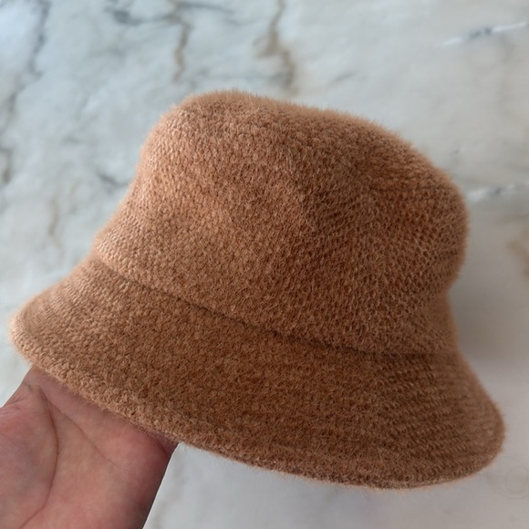 David and Young Teddy Bucket Hat Camel Dark Beige NWOT - Picture 11 of 14